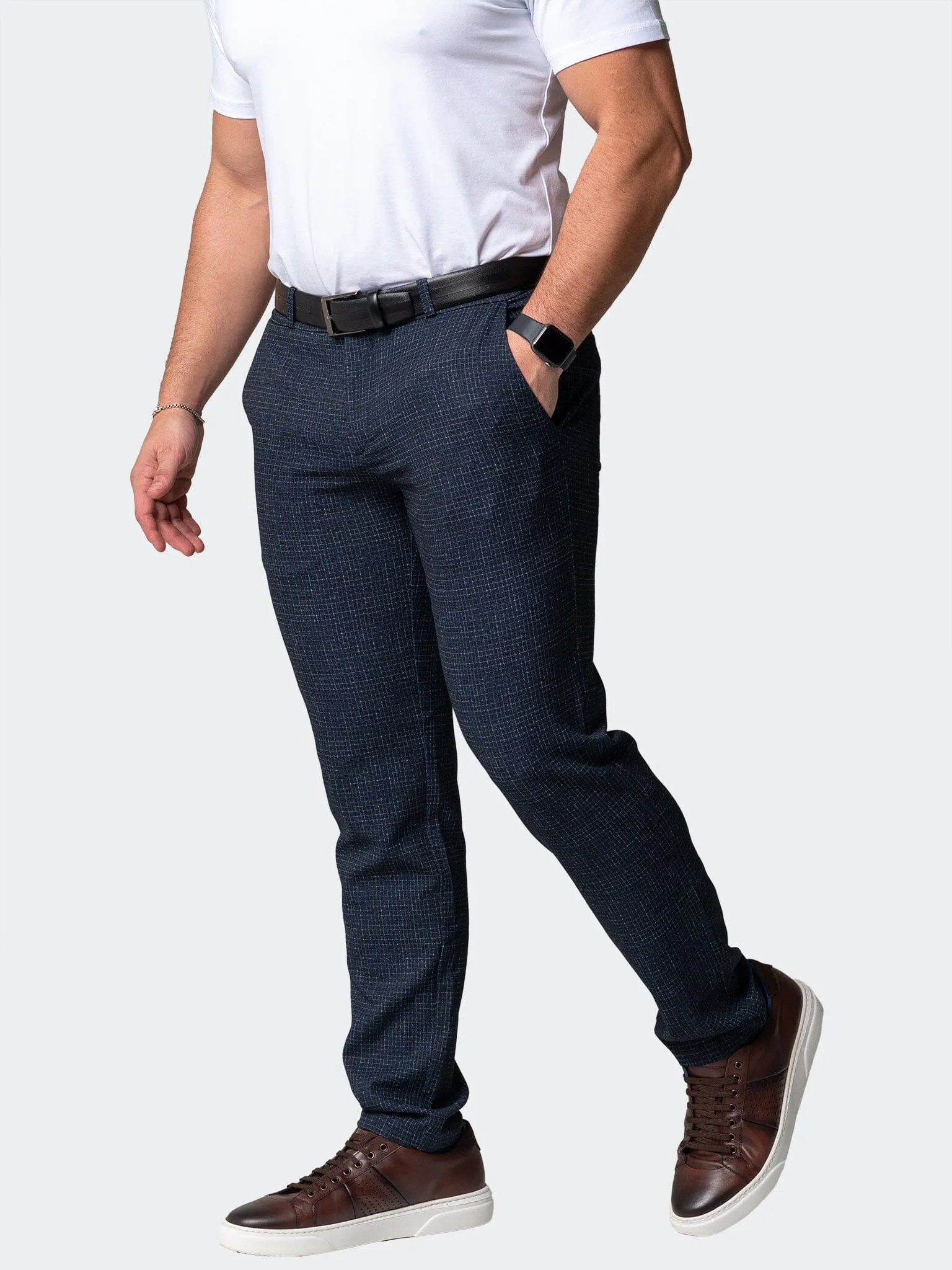 4-Way Stretch Pants Square Black