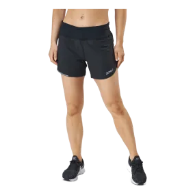 Aero 4 Inch Shorts Black/silver Reflective