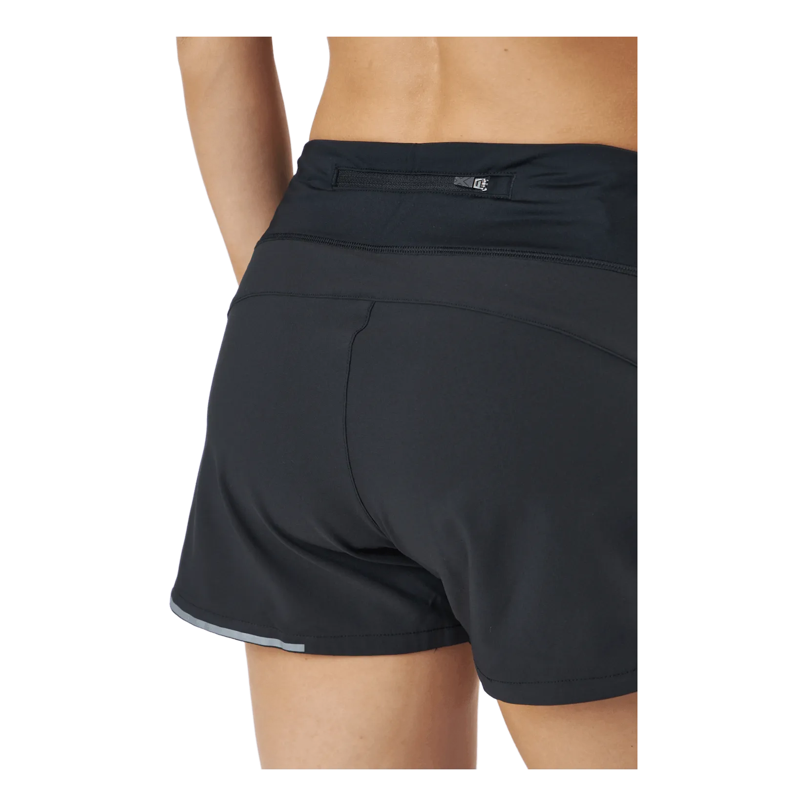Aero 4 Inch Shorts Black/silver Reflective