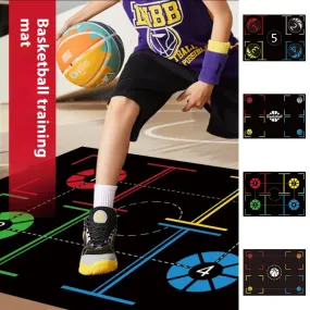 Basketball Training Mat | Indoor Dribbling Drill Pad | Footwork & Ball Control Trainer