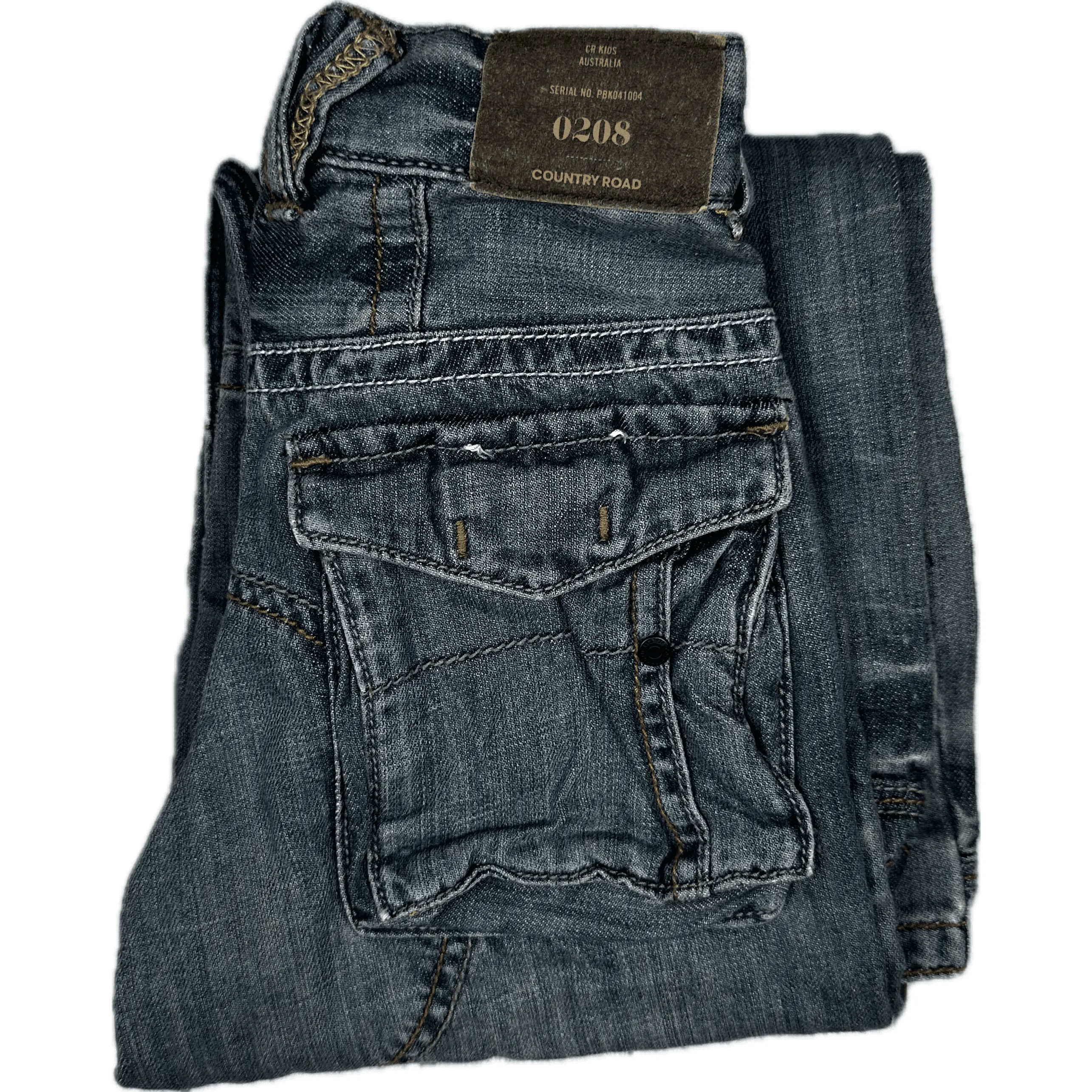 Country Road Boys Wide Straight Leg Denim Jeans -Size 7Y