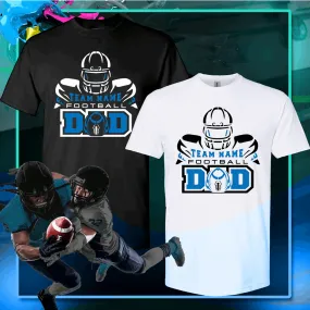 Custom football dad shirt, football shirts designs, Football spirit shirts