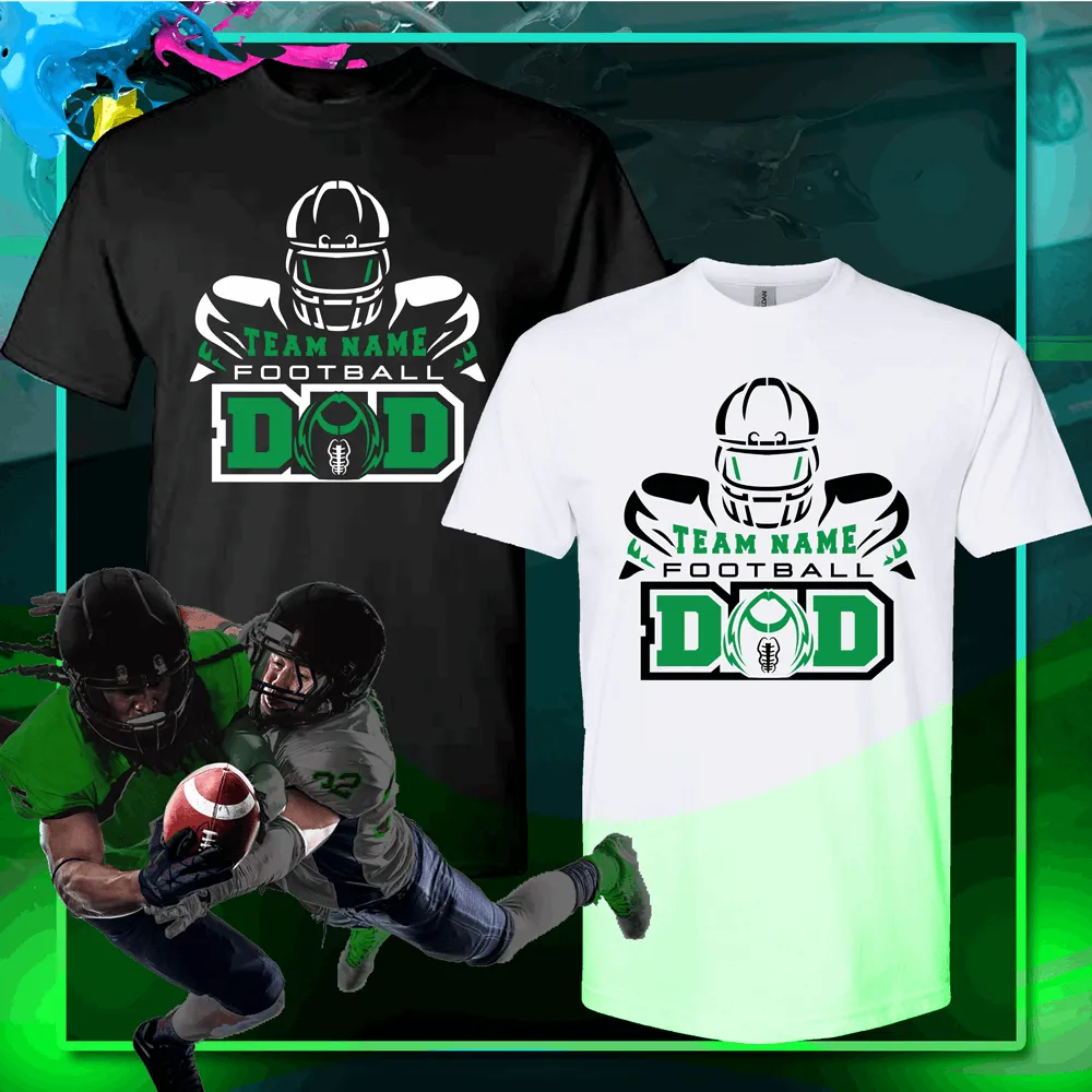 Custom football dad shirt, football shirts designs, Football spirit shirts