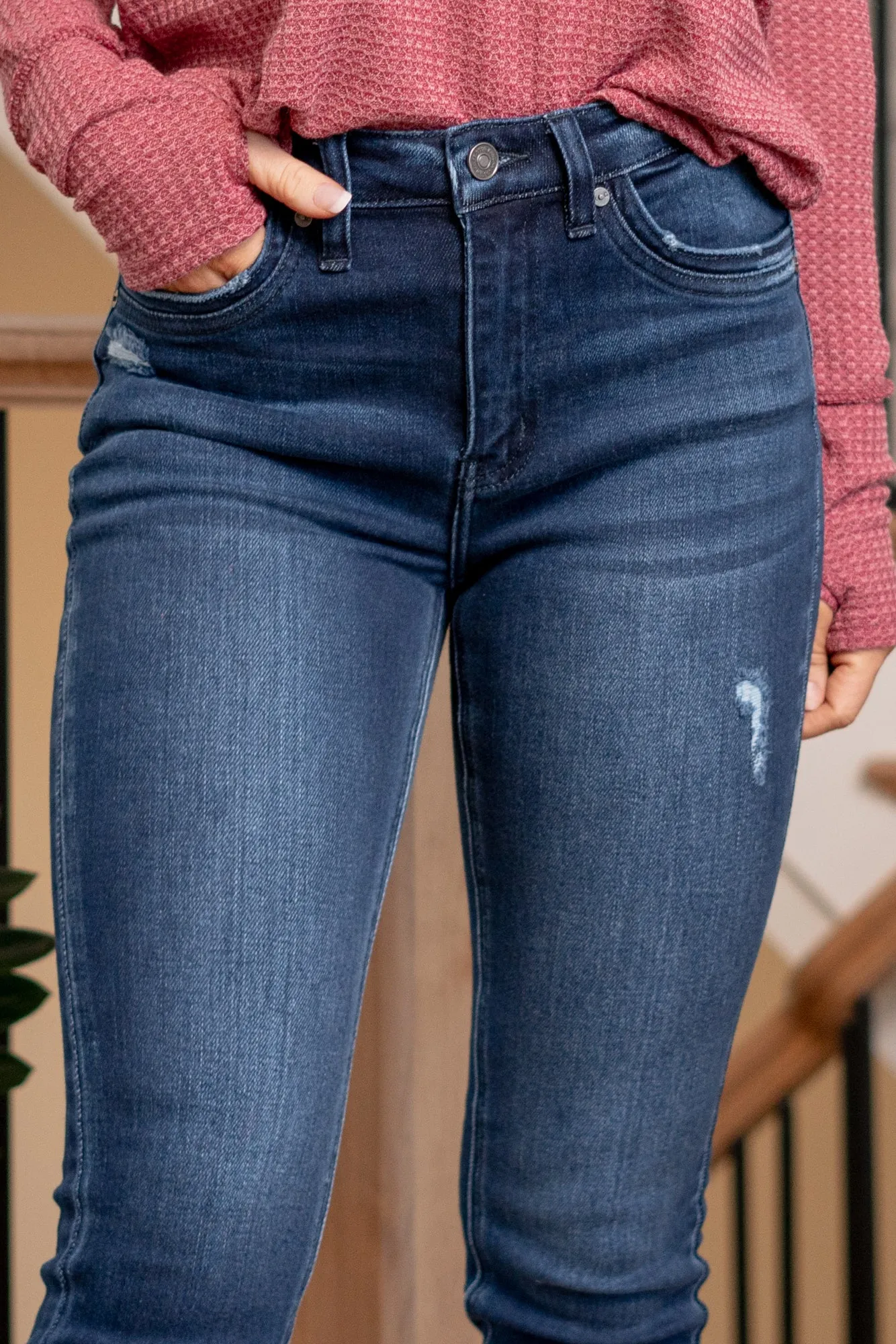 Evangline High Rise Ankle Skinny