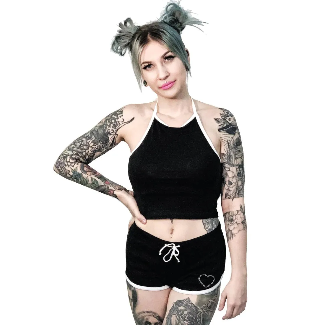 F Off The Damn Chain Womens Dolphin Hot Shorts