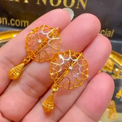 Gold Dipped Special Earrings