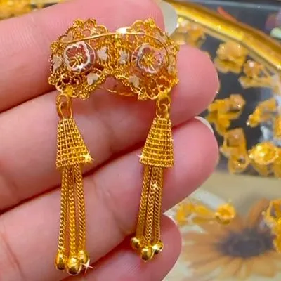 Gold Dipped Special Earrings