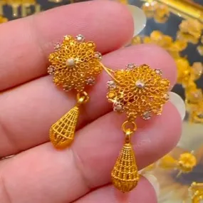 Gold Dipped Special Earrings