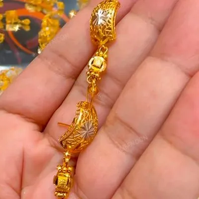Gold Dipped Special Earrings