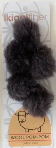 Ikigai - Wool Pom-Pom Button Loop