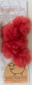Ikigai - Wool Pom-Pom Button Loop