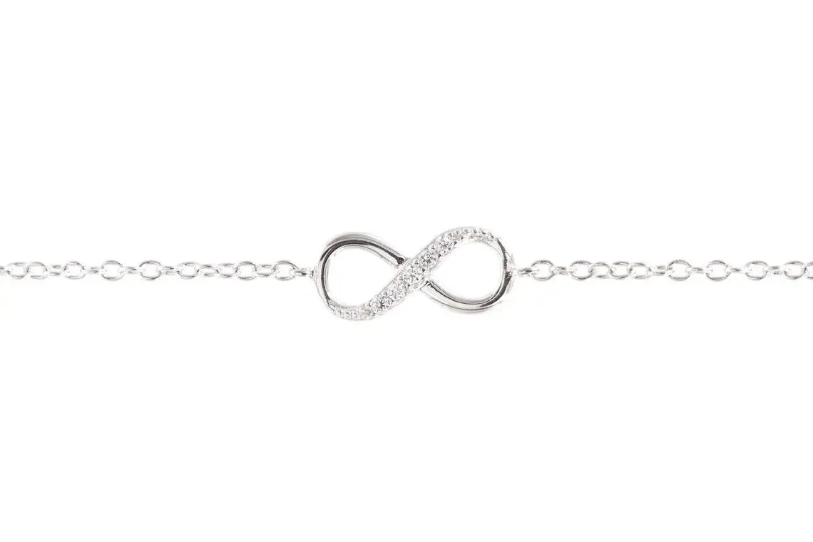 Infinity Bracelet- S925 Sterling Silver Bracelet