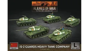 IS-2 Guards Heavy Tank Company (Late War x5 Tanks Plastic)