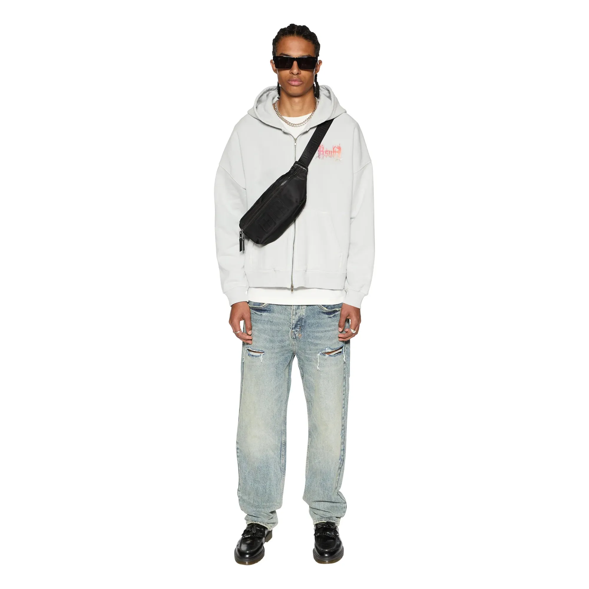 Ksubi Fuego Ekcess Zip Thru Hoodie Painted