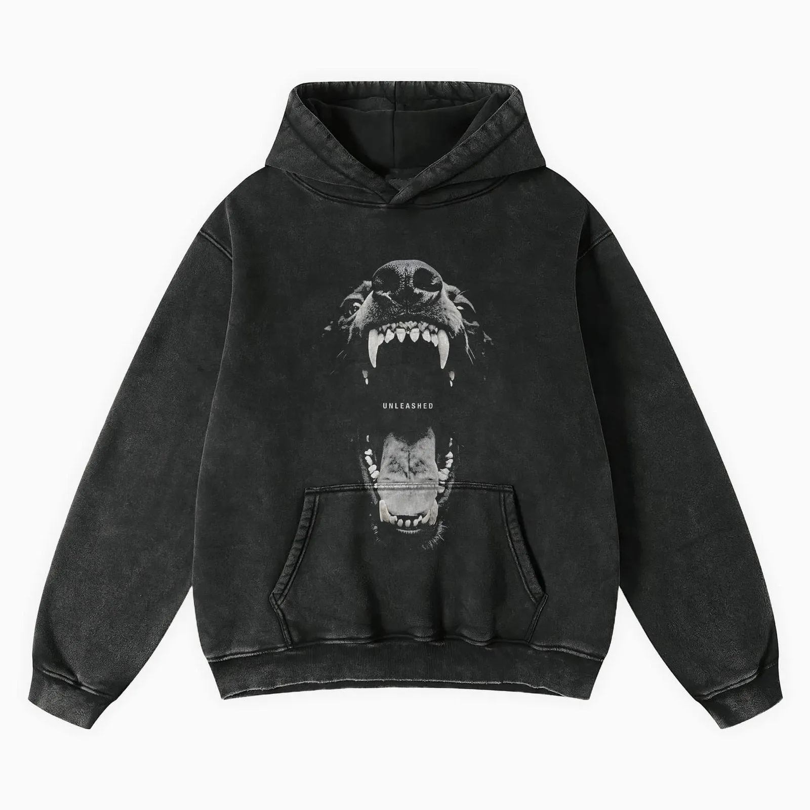 Mad Dog Doberman Washed Oversize Hoodie