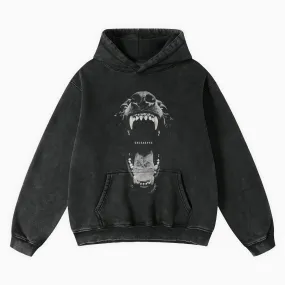 Mad Dog Doberman Washed Oversize Hoodie