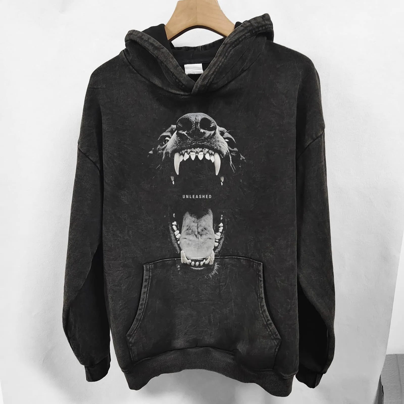 Mad Dog Doberman Washed Oversize Hoodie