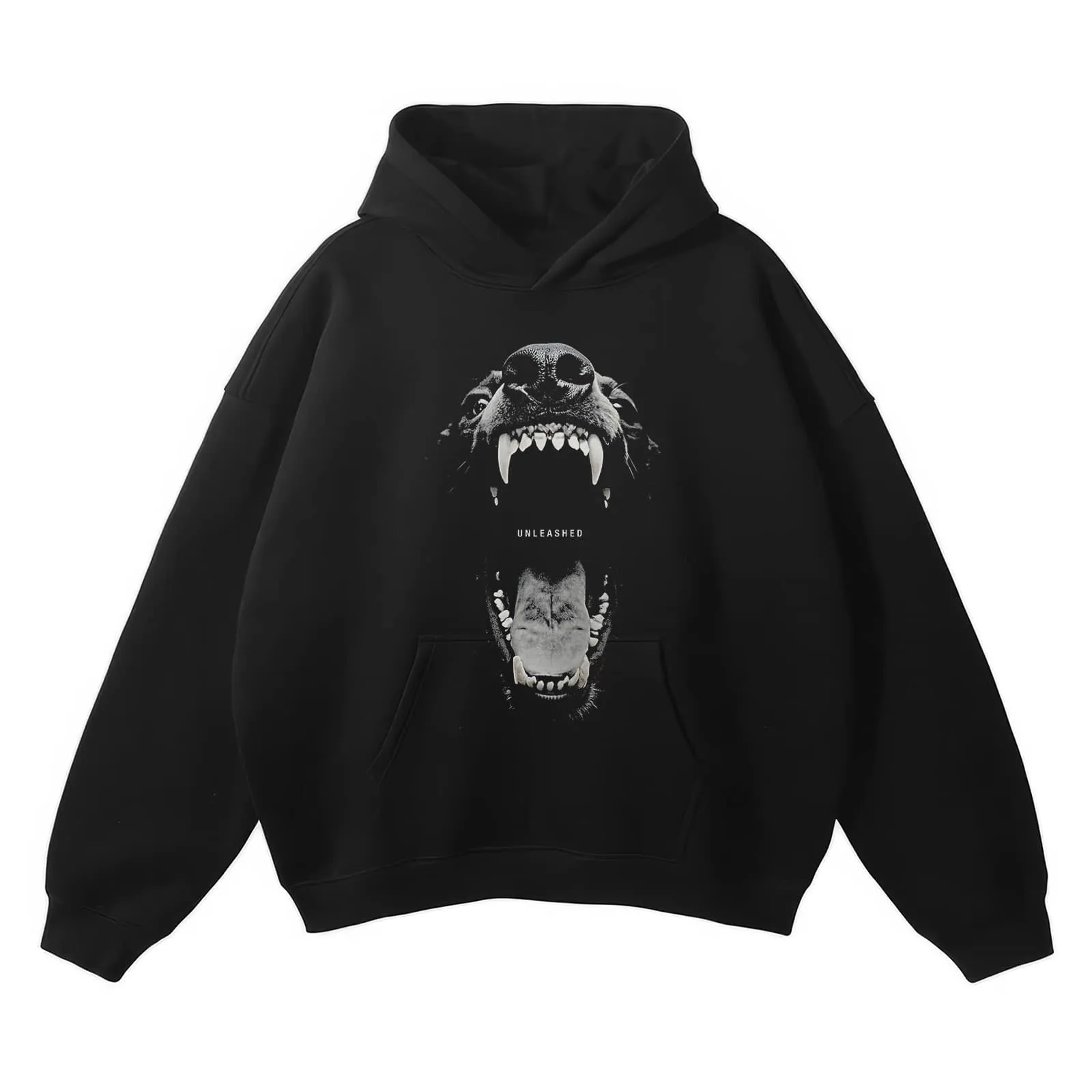 Mad Dog Oversized Fleece Pullover Hoodie