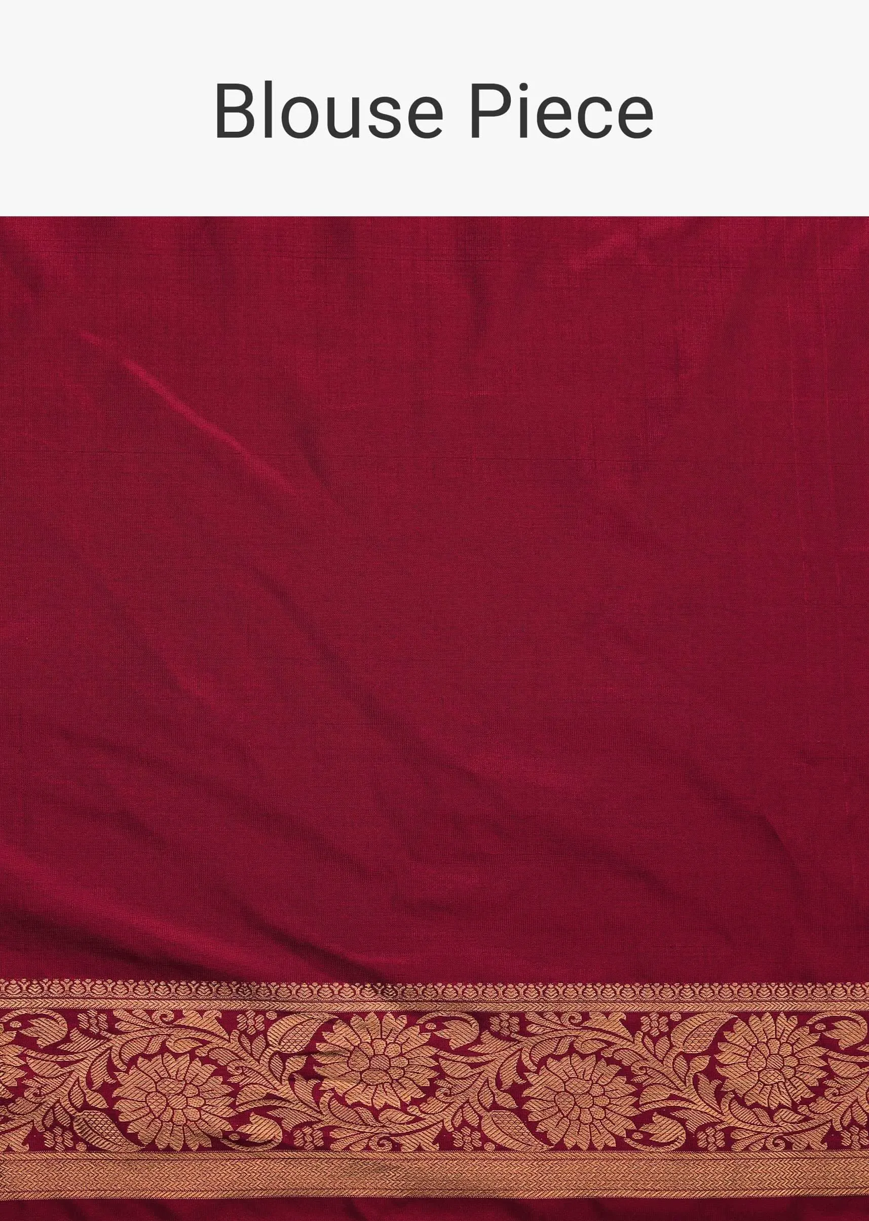 Magenta Pink Kanjivaram Saree In Pure Uppada Silk With Zari Weave And Unstitched Blouse