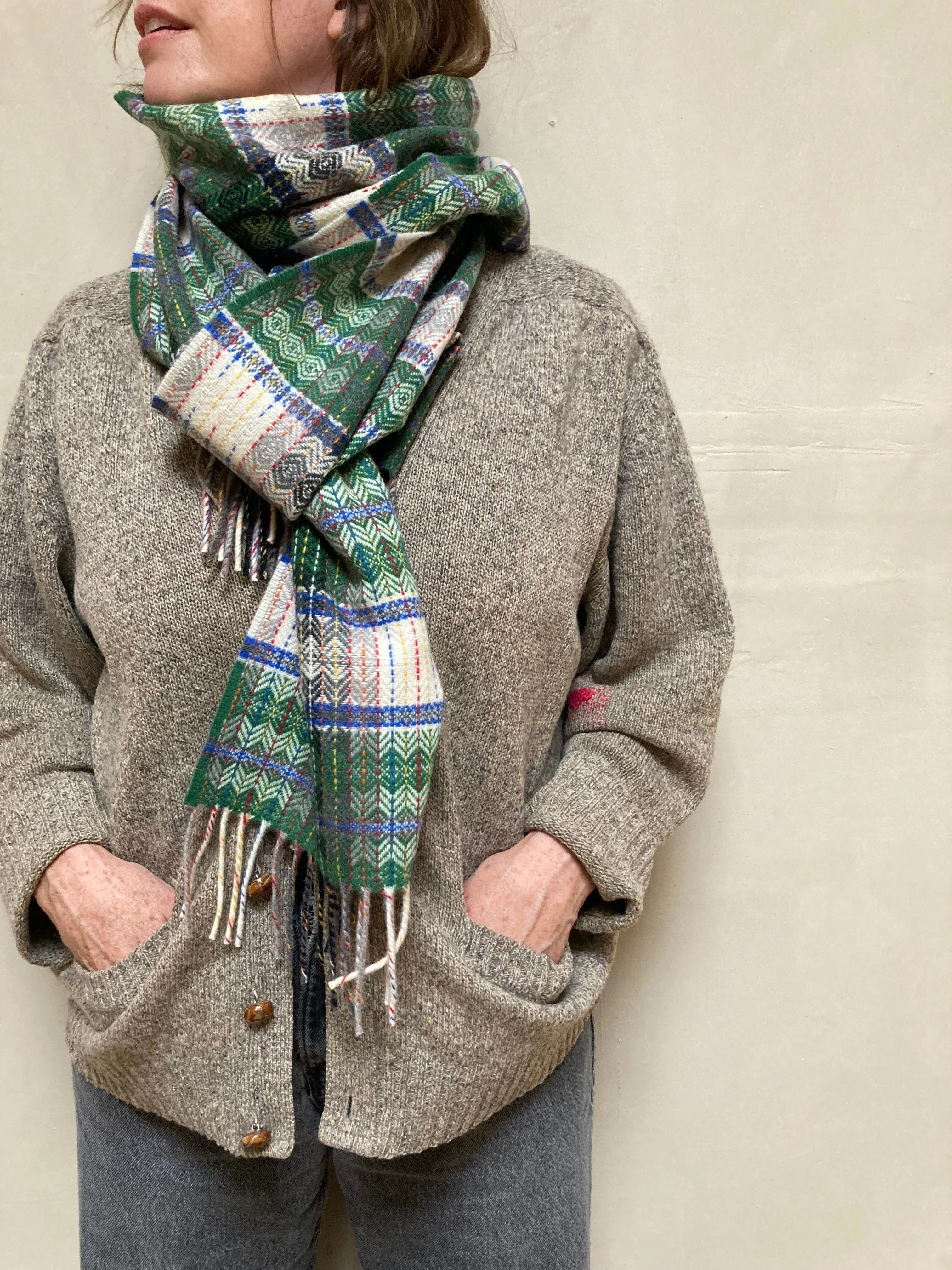 Molloy & Sons | Fine Diamond Scarf | Green