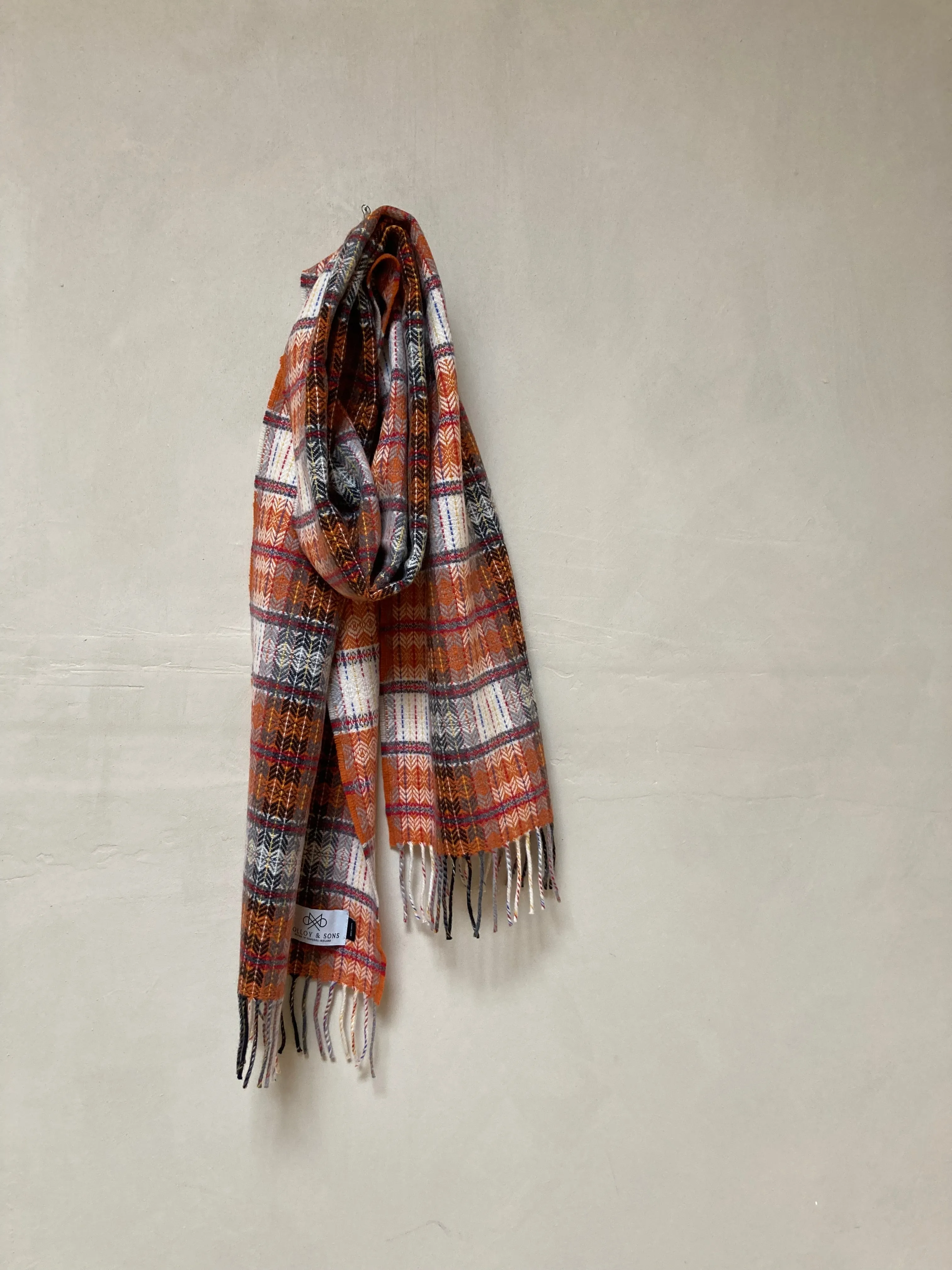 Molloy & Sons | Fine Diamond Scarf | Orange