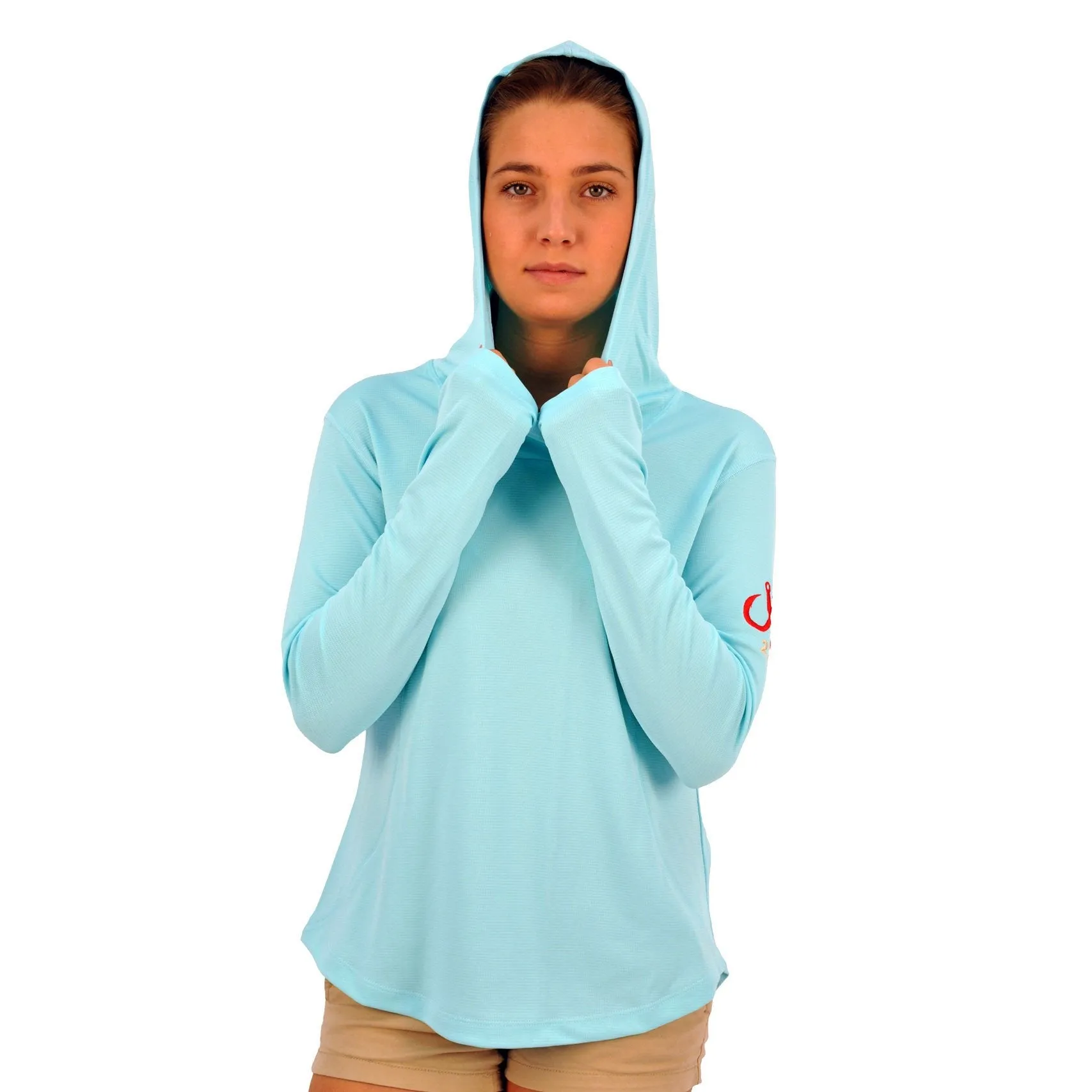 MONTAUK TACKLE COMPANY WOMEN'S PERFORMANCE HOODIE