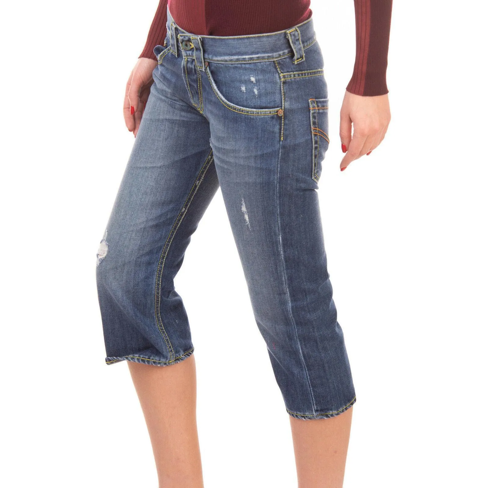 NWT - Dondup Standart 'Marilyn'  Italian Cropped Jeans  -Size 27