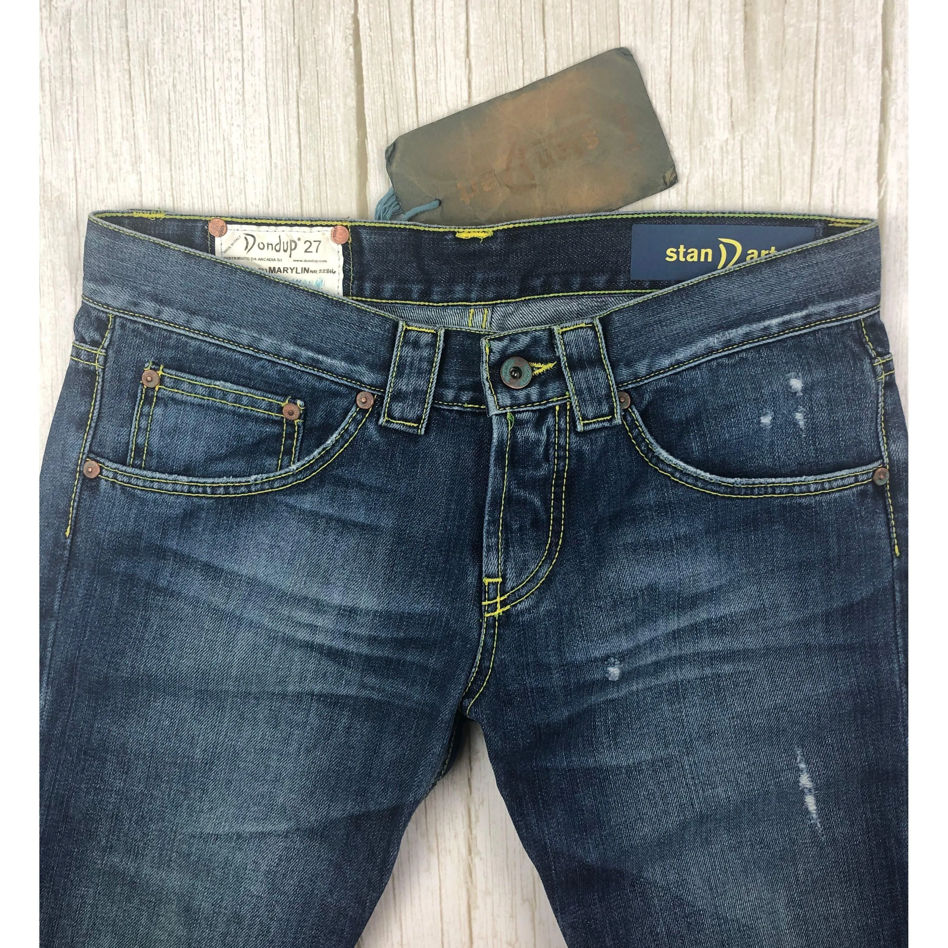 NWT - Dondup Standart 'Marilyn'  Italian Cropped Jeans  -Size 27