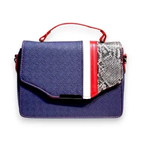 Satchel Bag White Stripe Details