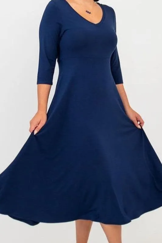 Soul Dress in Indigo Bamboo
