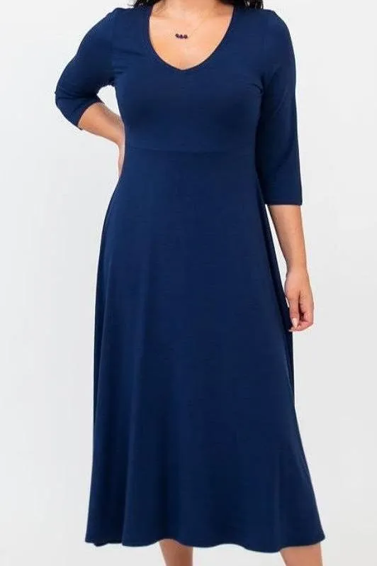 Soul Dress in Indigo Bamboo