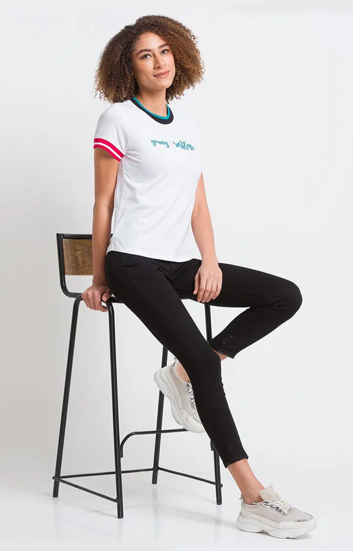 Spykar Black Cotton Super Skinny Regular Length Jeans For Women (Alicia)