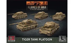 Tiger Heavy Tank Platoon (Late War x5 Tanks Plastic)
