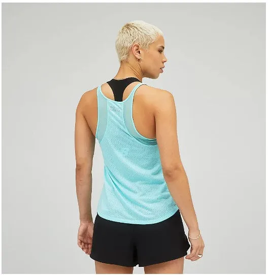 W New Balance Printed Impact Run Tank