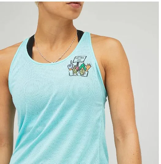 W New Balance Printed Impact Run Tank