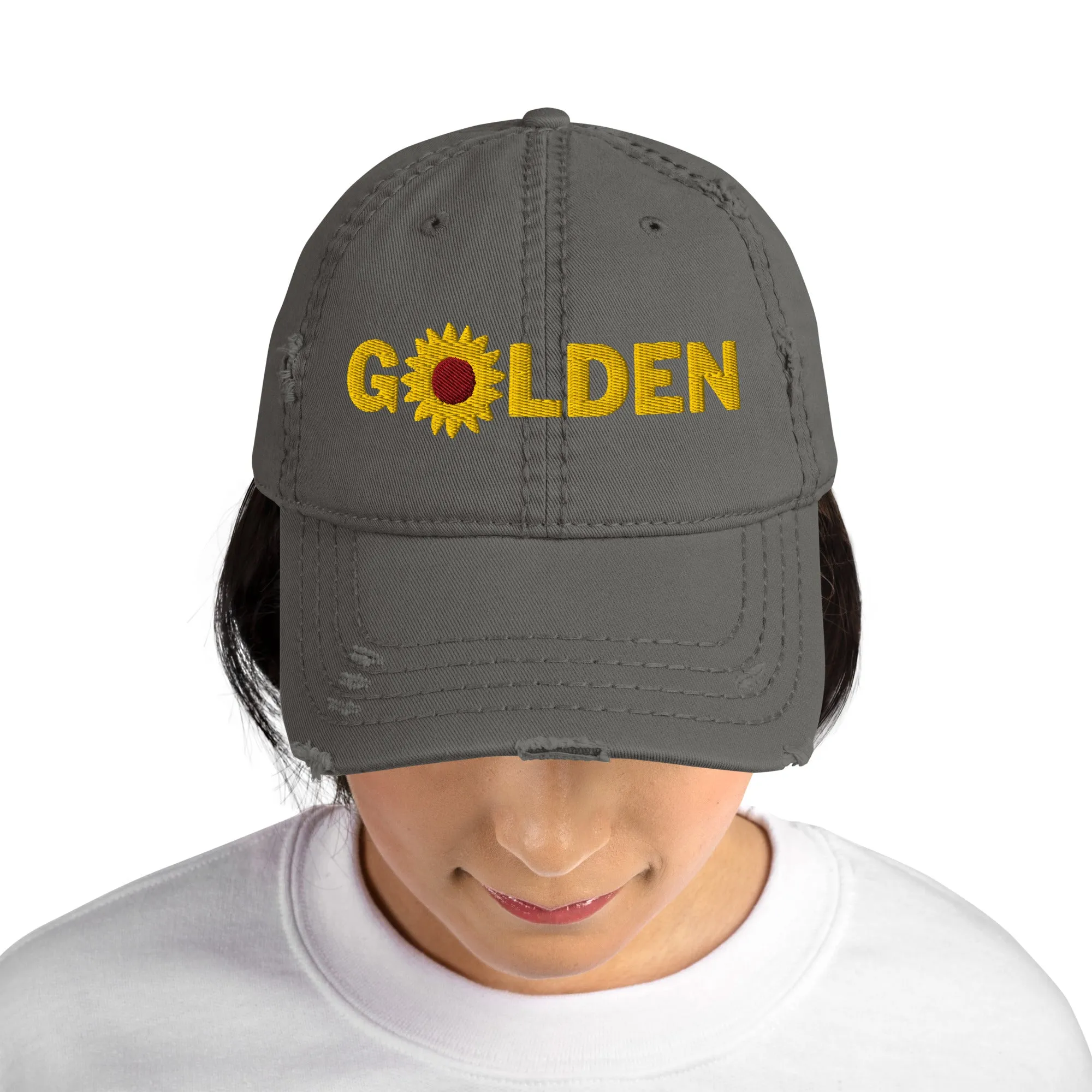 Wear Your Shine Distressed Dad Hat