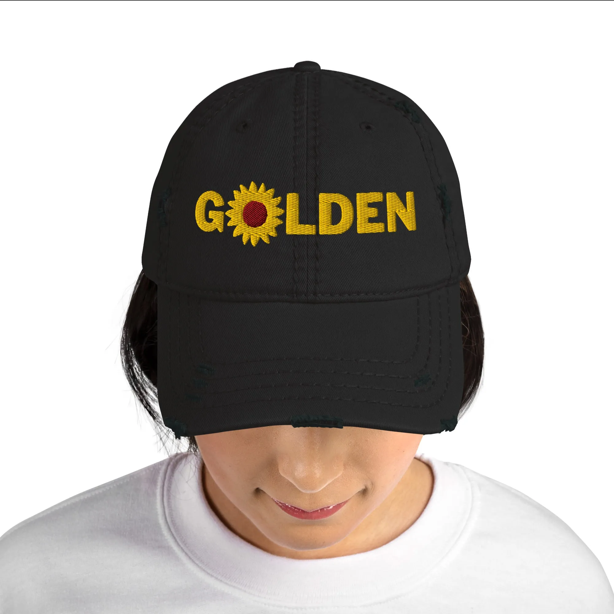 Wear Your Shine Distressed Dad Hat