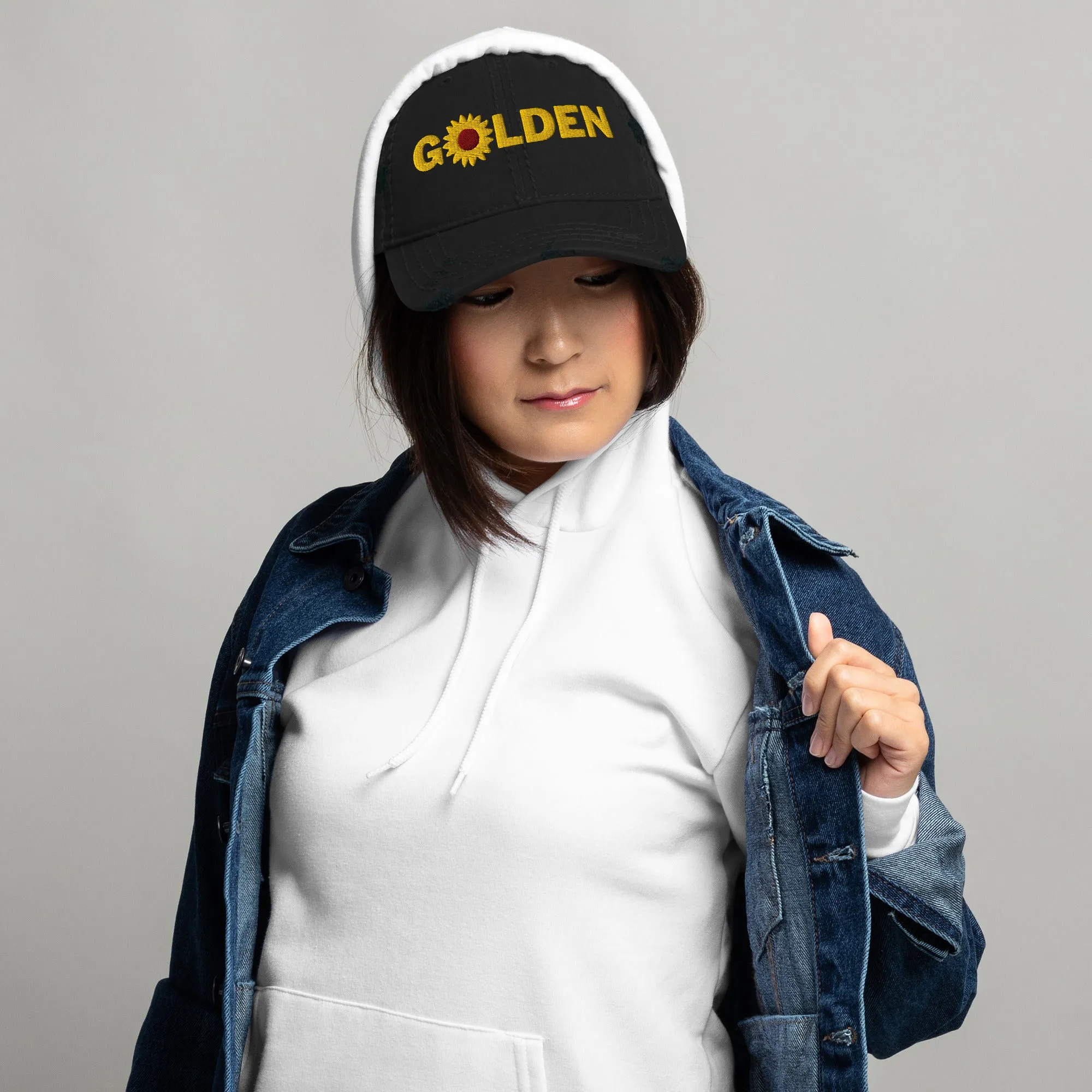 Wear Your Shine Distressed Dad Hat
